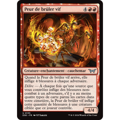 (Foil) Rouge - Peur de brûler vif (U) [DSK]