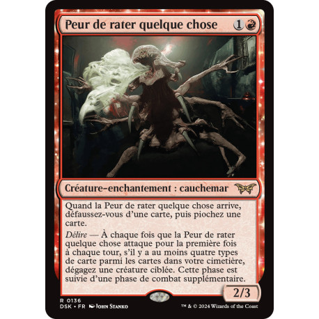 (Foil) Rouge - Peur de rater quelque chose (V1) (R) [DSK]