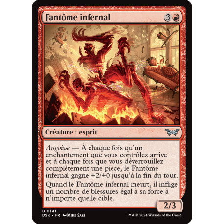 (Foil) Rouge - Fantôme infernal (U) [DSK]