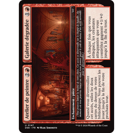 (Foil) Rouge - Atelier de peintre // Galerie dégradée (U) [DSK]