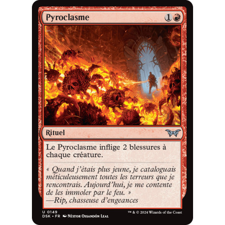 (Foil) Rouge - Pyroclasme (V1) (U) [DSK]