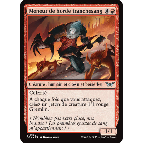 (Foil) Rouge - Meneur de horde tranchesang (U) [DSK]