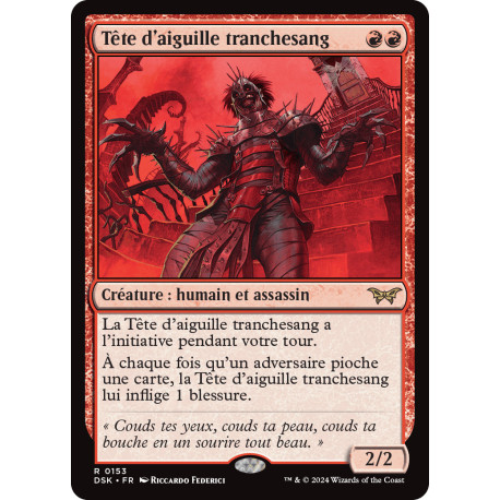 (Foil) Rouge - Tête d'aiguille tranchesang (V1) (R) [DSK]
