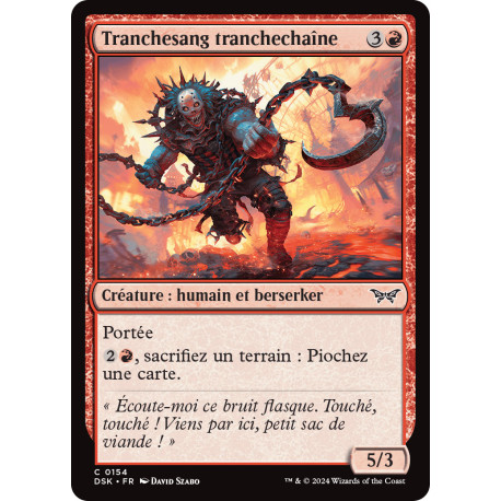 (Foil) Rouge - Tranchesang tranchechaîne (C) [DSK]
