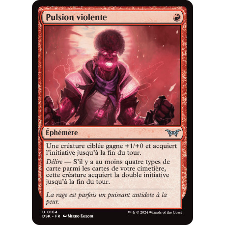 (Foil) Rouge - Pulsion violente (U) [DSK]