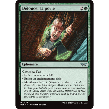 (Foil) Verte - Défoncer la porte (U) [DSK]
