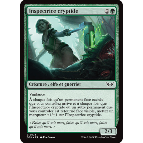 (Foil) Verte - Inspectrice cryptide (C) [DSK]
