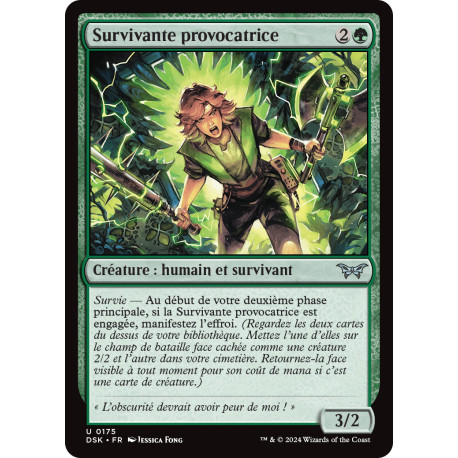 (Foil) Verte - Survivante provocatrice (U) [DSK]