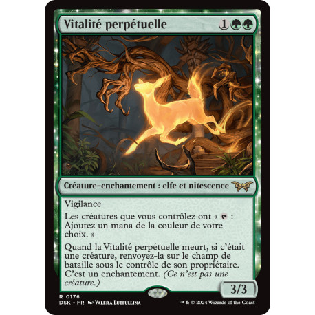 (Foil) Verte - Vitalité perpétuelle (V1) (R) [DSK]