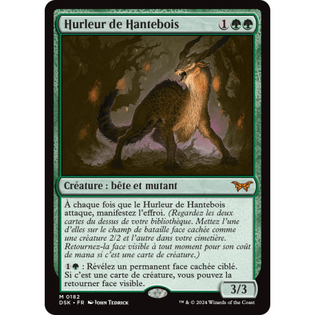 (Foil) Verte - Hurleur de Hantebois (V1) (M) [DSK]