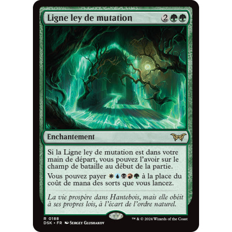 (Foil) Verte - Ligne ley de mutation (V1) (R) [DSK]