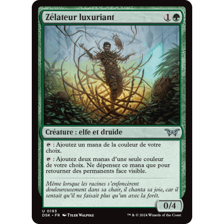 (Foil) Verte - Zélateur luxuriant (U) [DSK]