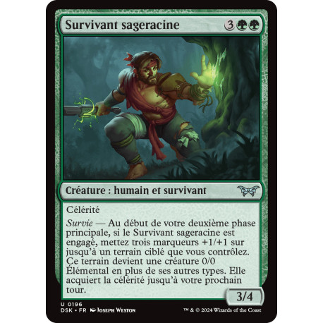 (Foil) Verte - Survivant sageracine (U) [DSK]