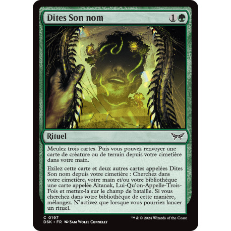 (Foil) Verte - Dites Son nom (C) [DSK]