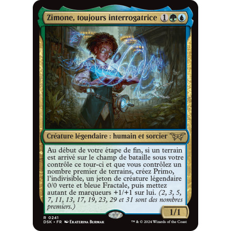 (Foil) Multicolore - Zimone, toujours interrogatrice (V1) (R) [DSK]