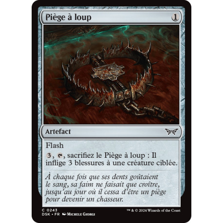 (Foil) Artefact - Piège à loup (C) [DSK]