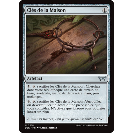 (Foil) Artefact - Clés de la Maison (U) [DSK]