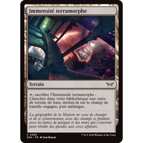 (Foil) Terrain - Immensité terramorphe (C) [DSK]