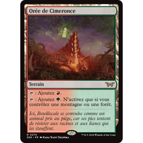 (Foil) Terrain - Orée de Cimeronce (V1) (R) [DSK]