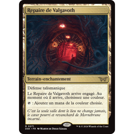 (Foil) Terrain - Repaire de Valgavoth (V1) (R) [DSK]