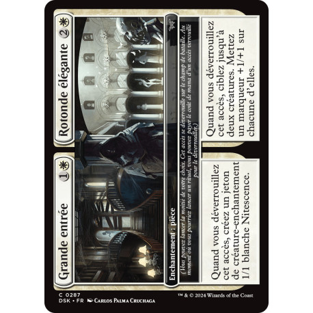 (Foil) Blanche - Grande entrée // Rotonde elégante (V2 - Lurking Evil) (C) [DSK]