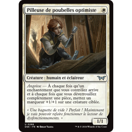 (Foil) Blanche - Pilleuse de poubelles optimiste (V2 - Lurking Evil) (U) [DSK]