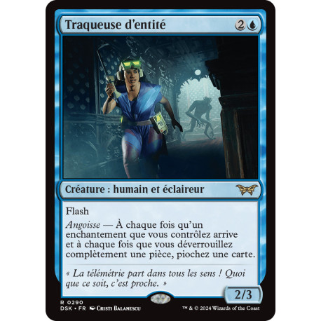 (Foil) Bleue - Traqueuse d'entité (V2 - Lurking Evil) (R) [DSK]