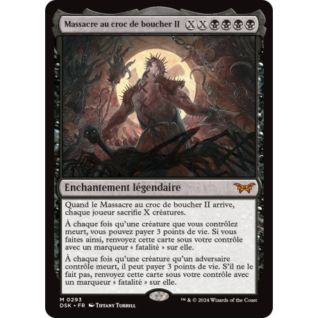 (Foil) Noire - Massacre au croc de boucher lI (V2 - Lurking Evil) (M) [DSK]