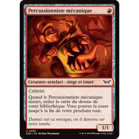 (Foil) Rouge - Percussionniste mécanique (V2 - Lurking Evil) (C) [DSK]