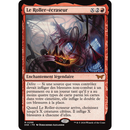 (Foil) Rouge - Le Roller-écraseur (V2 - Lurking Evil) (M) [DSK]