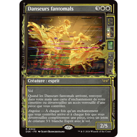(Foil) Blanche - Danseurs fantomals (V2 - Paranormal Frame) (R) [DSK]