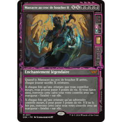 (Foil) Noire - Massacre au croc de boucher lI (V3 - Paranormal Frame) (M) [DSK]