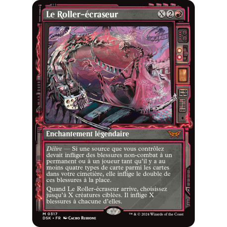 (Foil) Rouge - Le Roller-écraseur (V3 - Paranormal Frame) (M) [DSK]