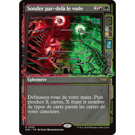 (Foil) Multicolore - Sonder par-delà le voile (V2 - Paranormal Frame) (R) [DSK]