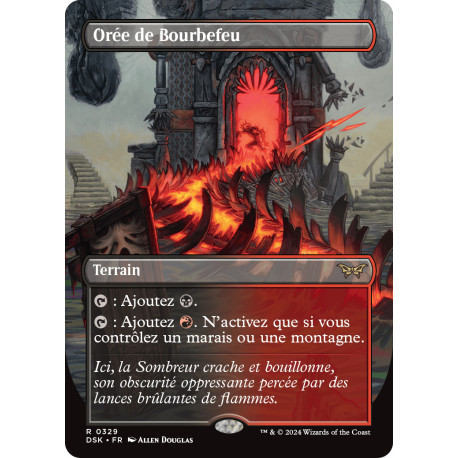 (Foil) Terrain - Orée de Bourbefeu (V2 - Borderless) (R) [DSK]