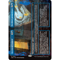 (Foil) Bleue - Ascenseur central // Escaliers prometteurs (V2 - Borderless) (R) [DSK]