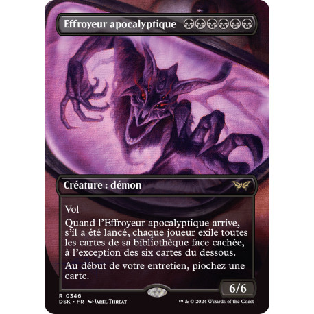 (Foil) Noire - Effroyeur apocalyptique (V2 - Mirror Monster) (R) [DSK]