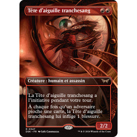 (Foil) Rouge - Tête d'aiguille tranchesang (V2 - Mirror Monster) (R) [DSK]