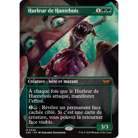 (Foil) Verte - Hurleur de Hantebois (V2 - Mirror Monster) (M) [DSK]