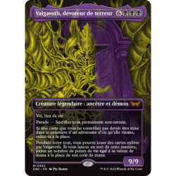 (Foil) Noire - Valgavoth, dévoreur de terreur (V2 - Double Exposure) (M) [DSK]