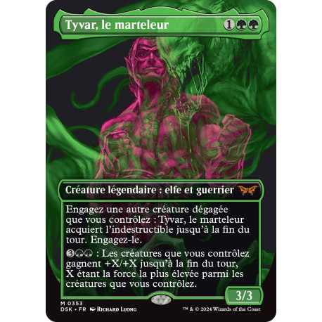 (Foil) Verte - Tyvar, le marteleur (V2 - Double Exposure) (M) [DSK]