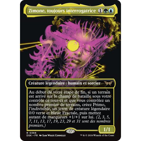 (Foil) Multicolore - Zimone, toujours interrogatrice (V2 - Double Exposure) (R) [DSK]