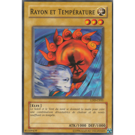 Rayon et Température (C) [LDD-C]