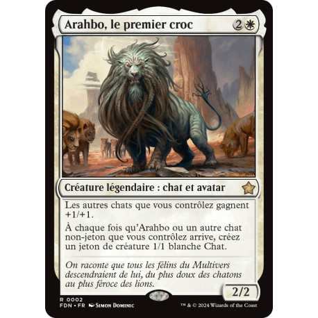 (Foil) Blanche - Arahbo, le premier croc (V1) (R) [FDN]