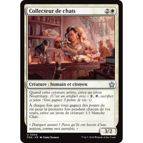 (Foil) Blanche - Collecteur de chats (U) [FDN]
