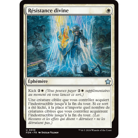 (Foil) Blanche - Résistance divine (U) [FDN]