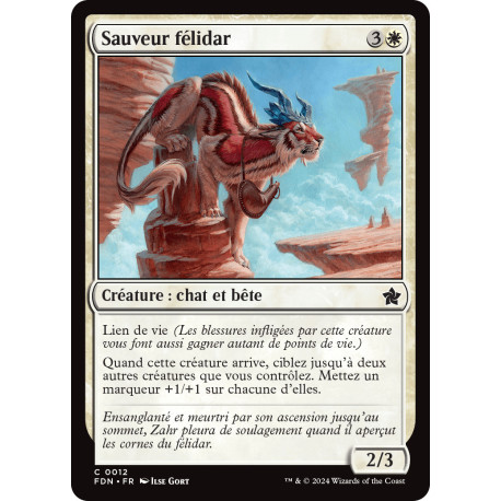 (Foil) Blanche - Sauveur félidar (C) [FDN]