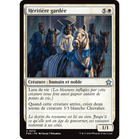 (Foil) Blanche - Héritière gardée (U) [FDN]