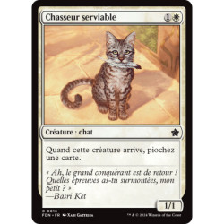 (Foil) Blanche - Chasseur serviable (C) [FDN]