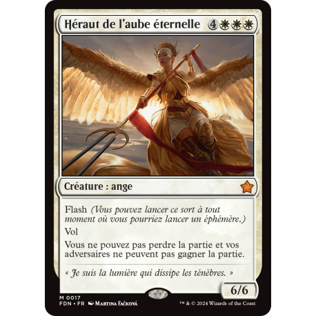 (Foil) Blanche - Héraut de l'aube éternelle (V1) (M) [FDN]